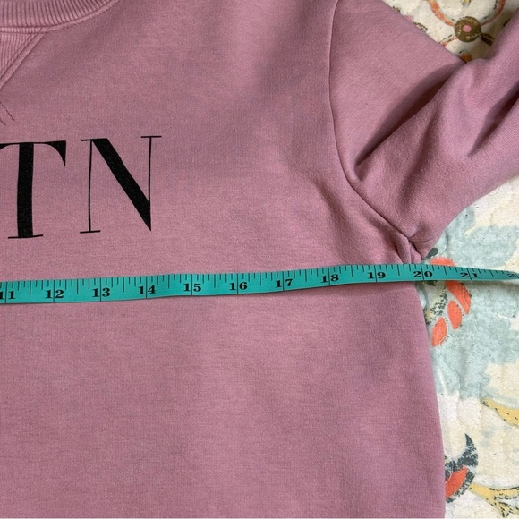 Valentino Blush VLTN Logo Sweatshirt size small - Picture 6 of 14